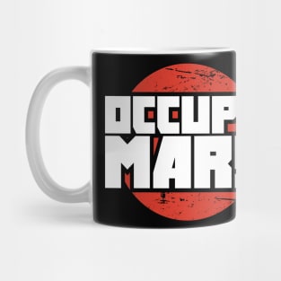 Space Travel Mission To The Planet Mars Mug